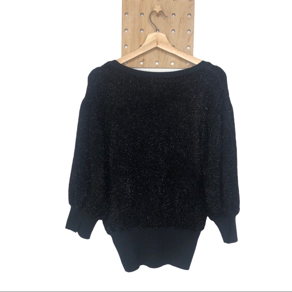 NWT ANTHROPOLOGIE PAMELA TINSEL SHIMMER SWEATER - Picture 8 of 10